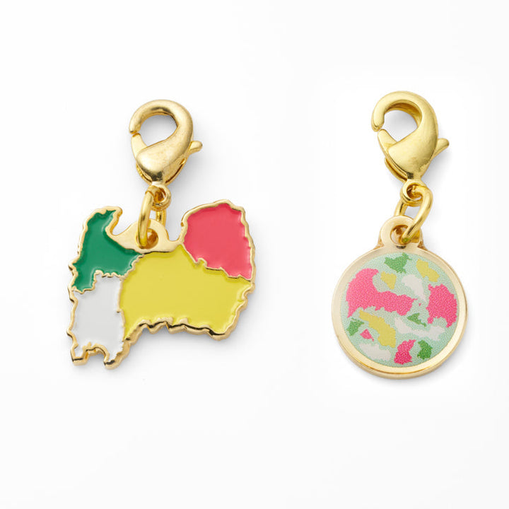 47palette メタルチャーム(2種)/16富山県