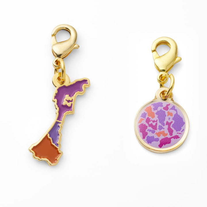 47palette メタルチャーム(2種)/17石川県