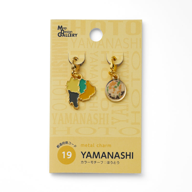 47palette メタルチャーム(2種)/19山梨県
