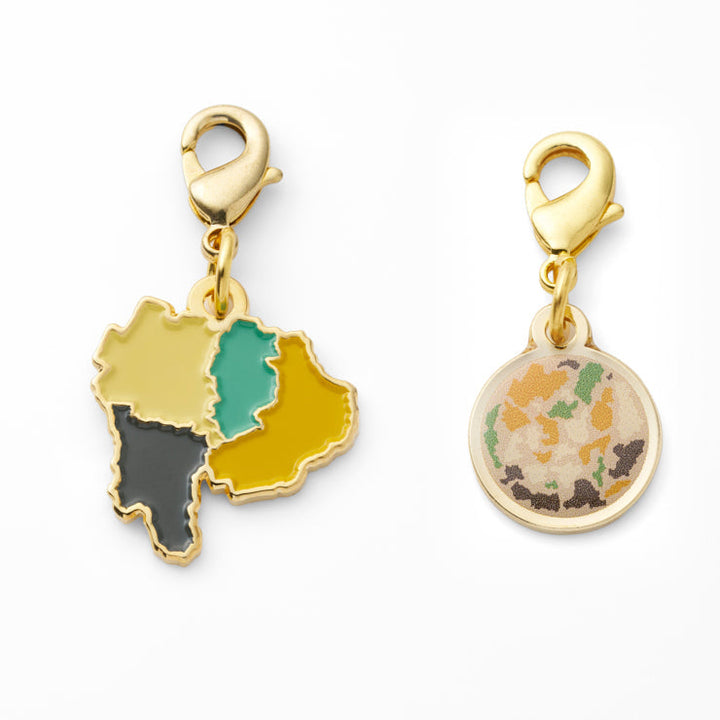 47palette メタルチャーム(2種)/19山梨県