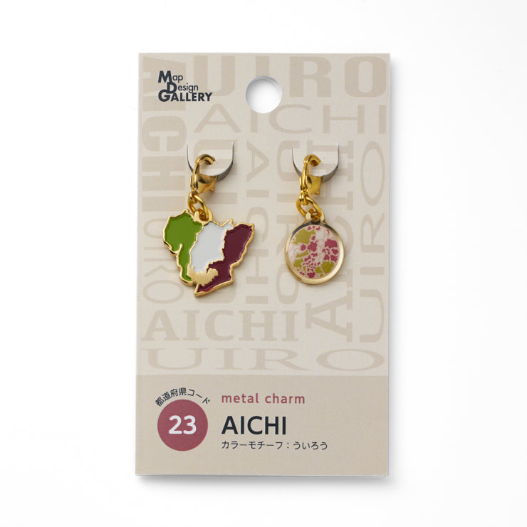 47palette メタルチャーム(2種)/23愛知県