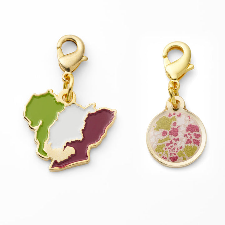 47palette メタルチャーム(2種)/23愛知県