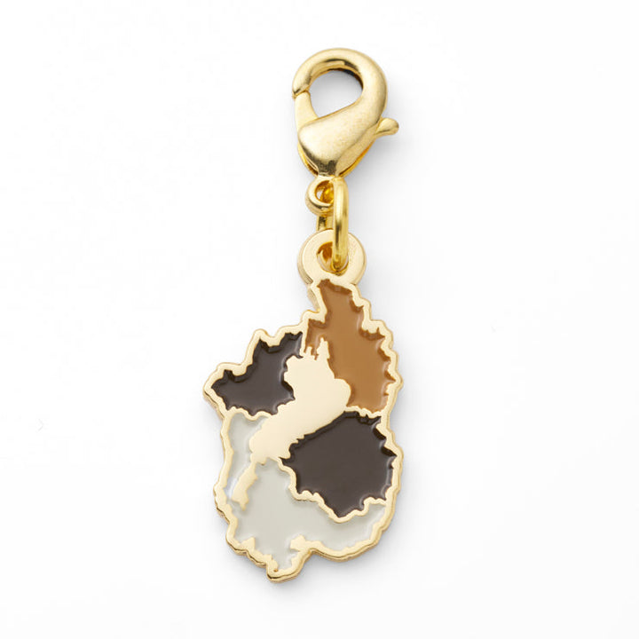 47palette メタルチャーム(2種)/25滋賀県