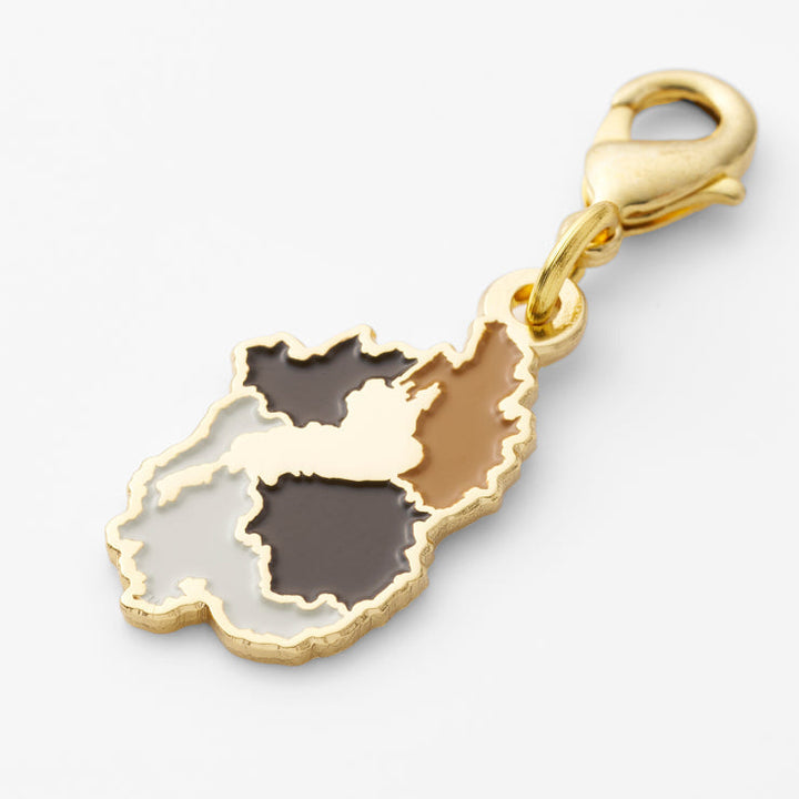 47palette メタルチャーム(2種)/25滋賀県