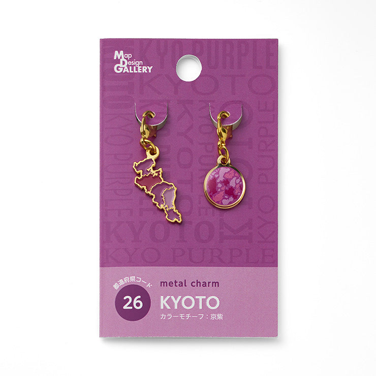 47palette メタルチャーム(2種)/26京都府
