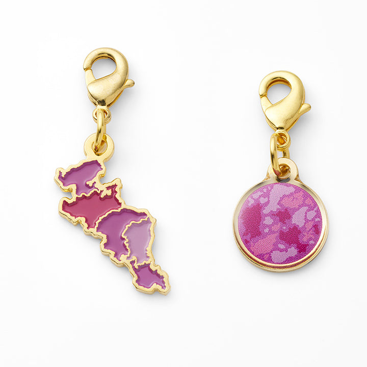 47palette メタルチャーム(2種)/26京都府