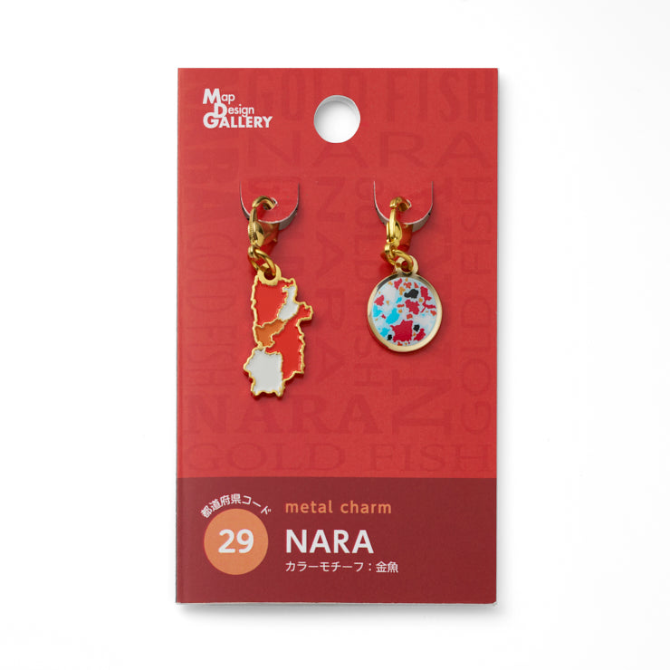 47palette メタルチャーム(2種)/29奈良県