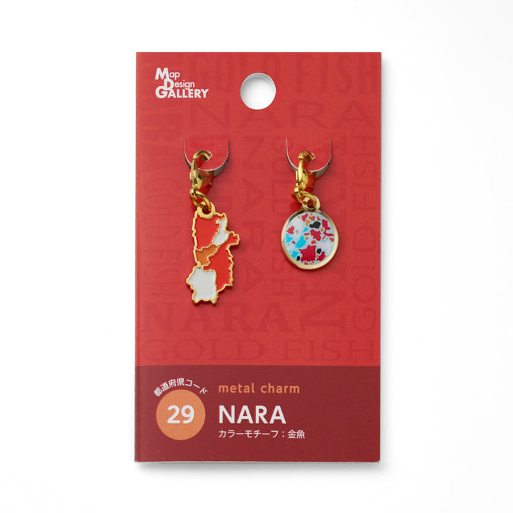 47palette メタルチャーム(2種)/29奈良県