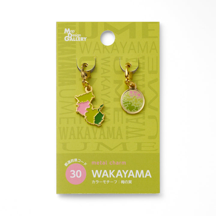 47palette メタルチャーム(2種)/30和歌山県