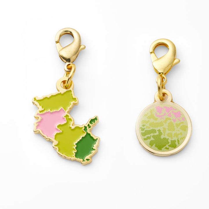 47palette メタルチャーム(2種)/30和歌山県