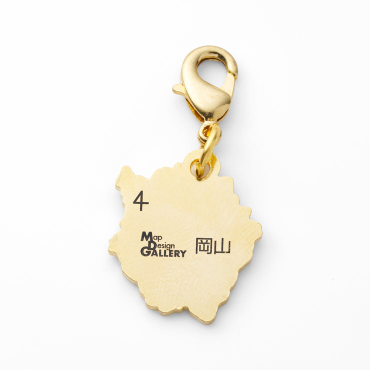 47palette メタルチャーム(2種)/33岡山県