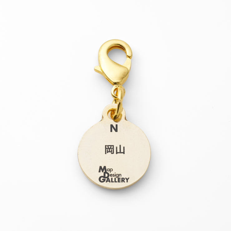 47palette メタルチャーム(2種)/33岡山県