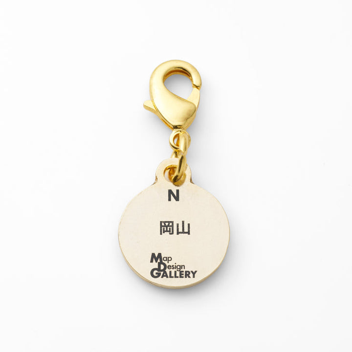 47palette メタルチャーム(2種)/33岡山県