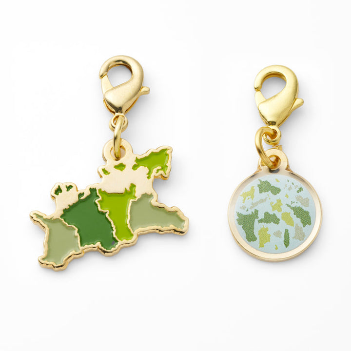 47palette メタルチャーム(2種)/37香川県