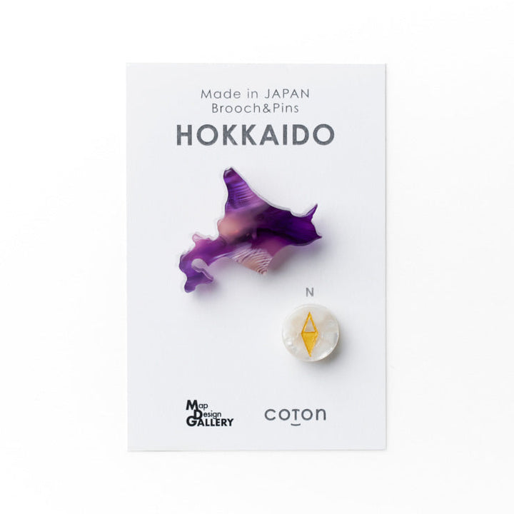 都道府県ブローチセット/01 北海道