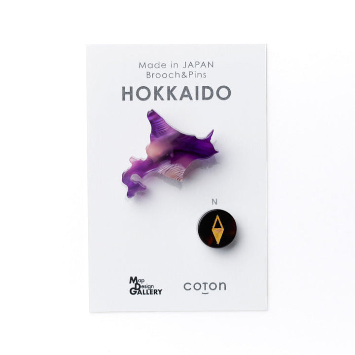 都道府県ブローチセット/01 北海道