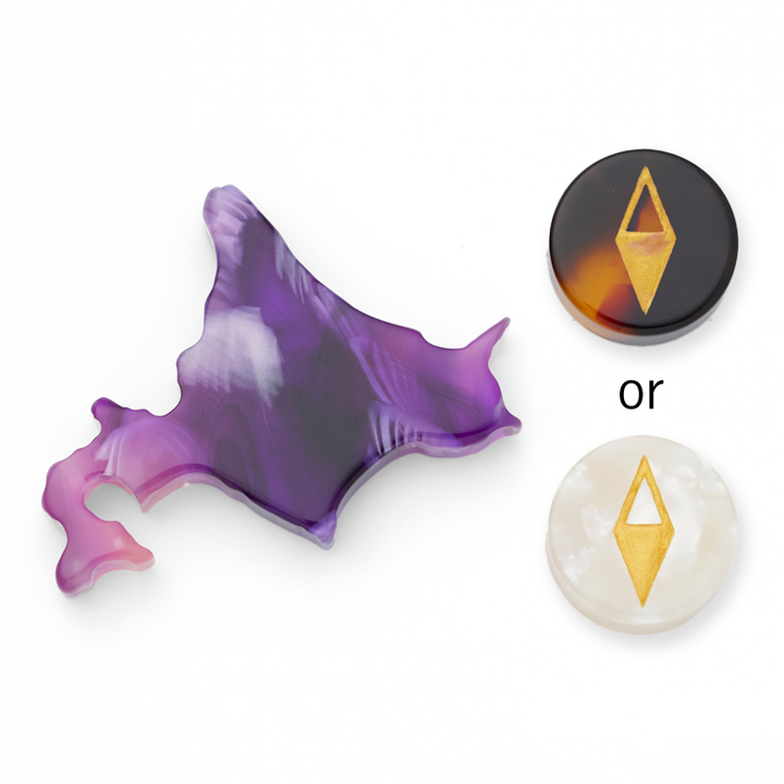 都道府県ブローチセット/01 北海道