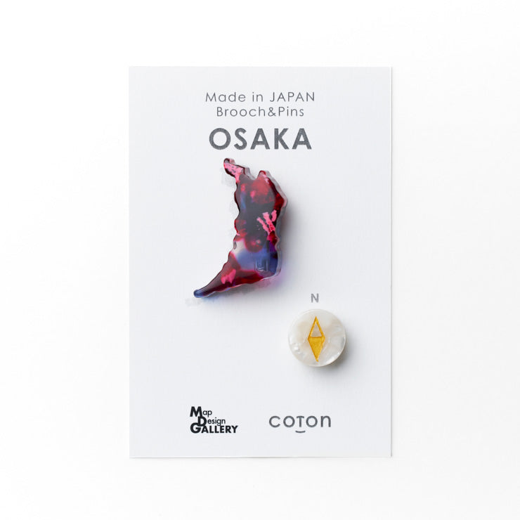 都道府県ブローチセット/27 大阪府