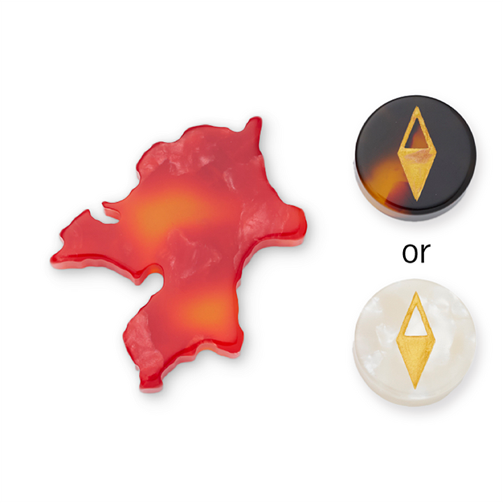 都道府県ブローチセット/40 福岡県