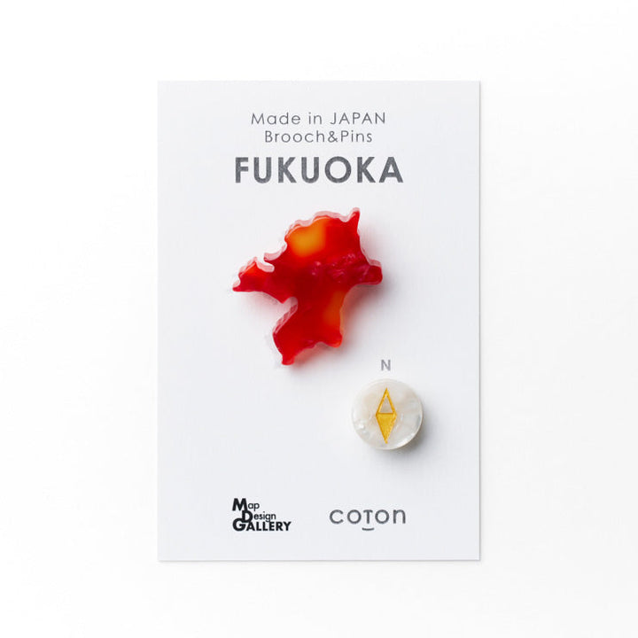 都道府県ブローチセット/40 福岡県