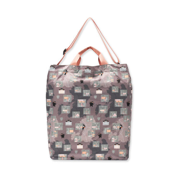 パッカブルバッグ/方面看板 熊本県 くまモンVer.