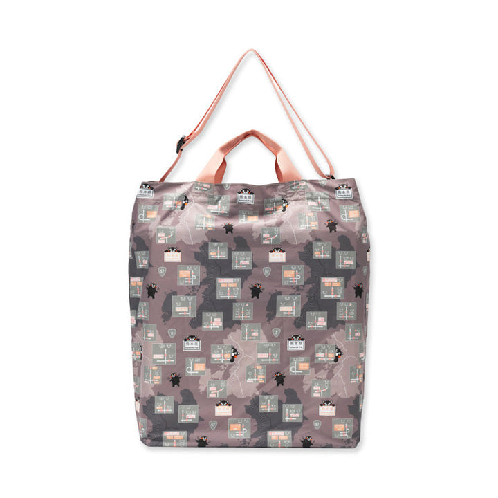 パッカブルバッグ/方面看板 熊本県 くまモンVer.