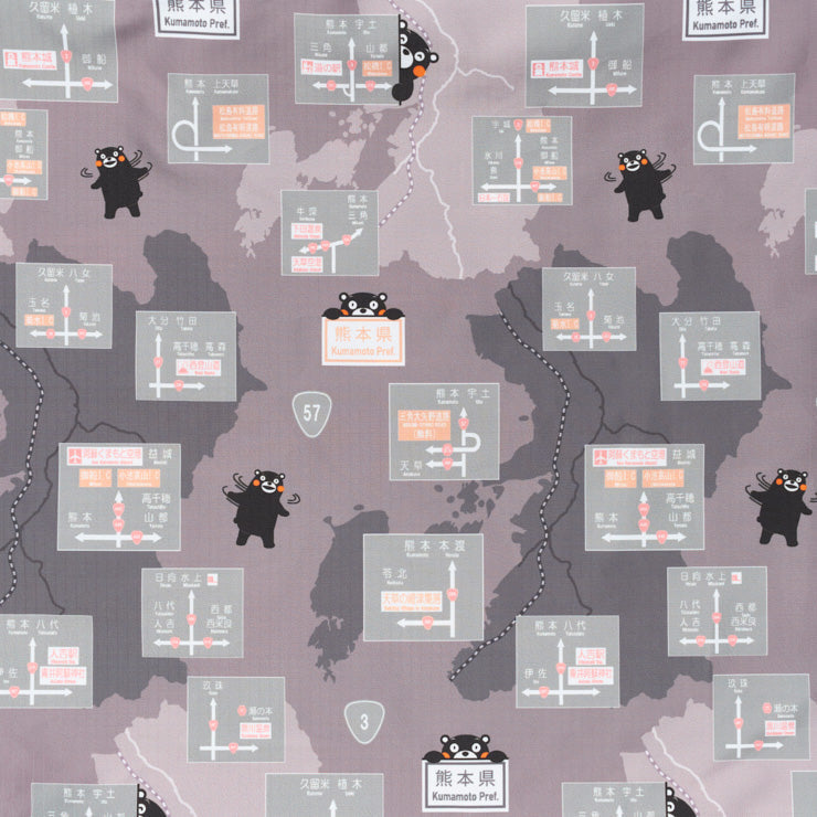 パッカブルバッグ/方面看板 熊本県 くまモンVer.