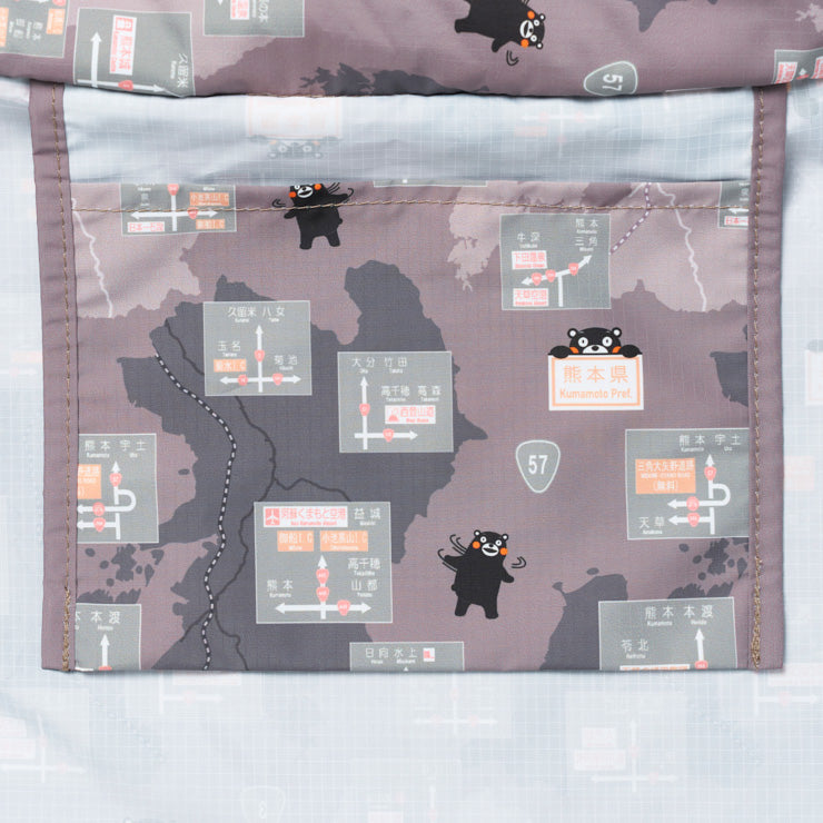 パッカブルバッグ/方面看板 熊本県 くまモンVer.