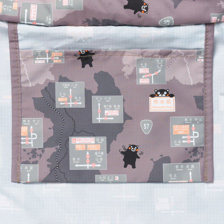 パッカブルバッグ/方面看板 熊本県 くまモンVer.