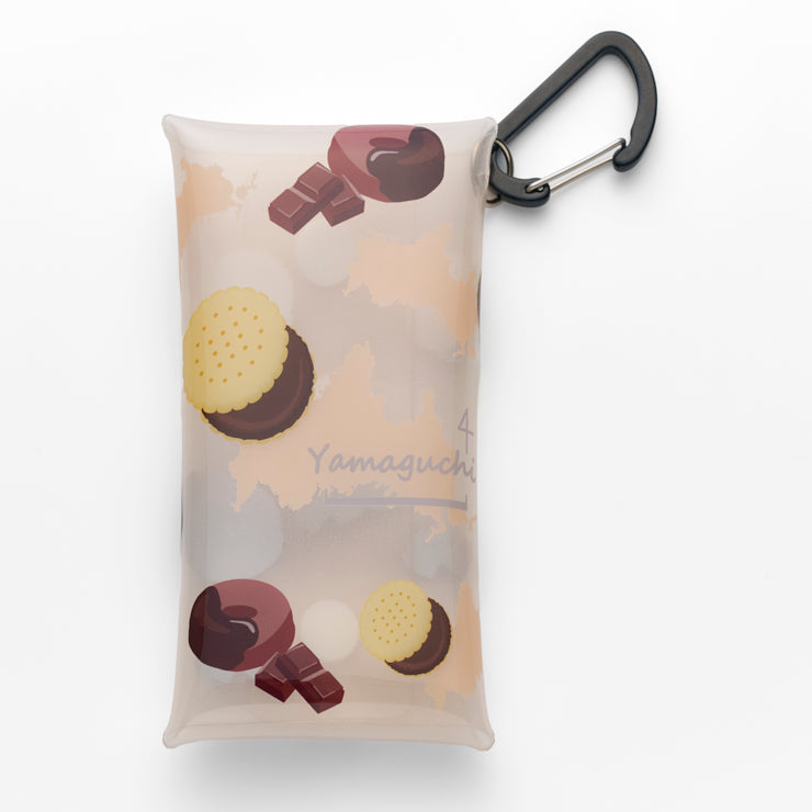 クリアケース 小/ユニークローカル 山口 チョコ菓子｜地図グッズ｜Map