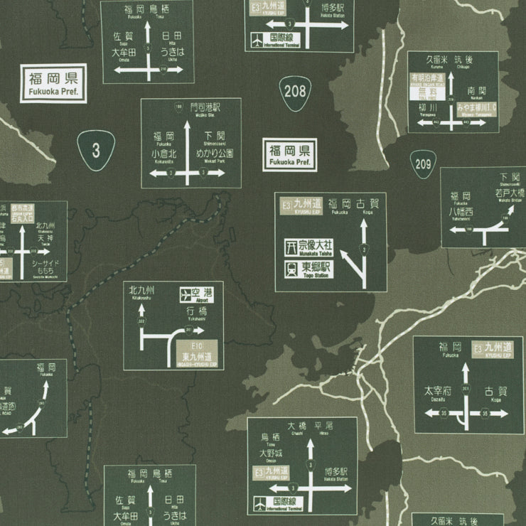 コンビニエコバッグ/方面看板 福岡県