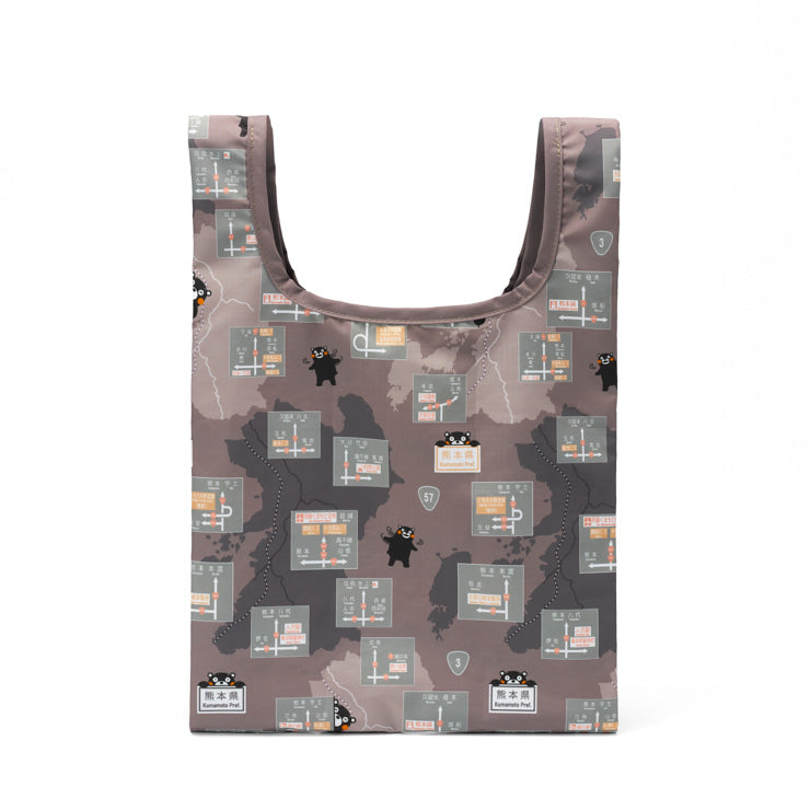 コンビニエコバッグ/方面看板 熊本県 くまモンVer.