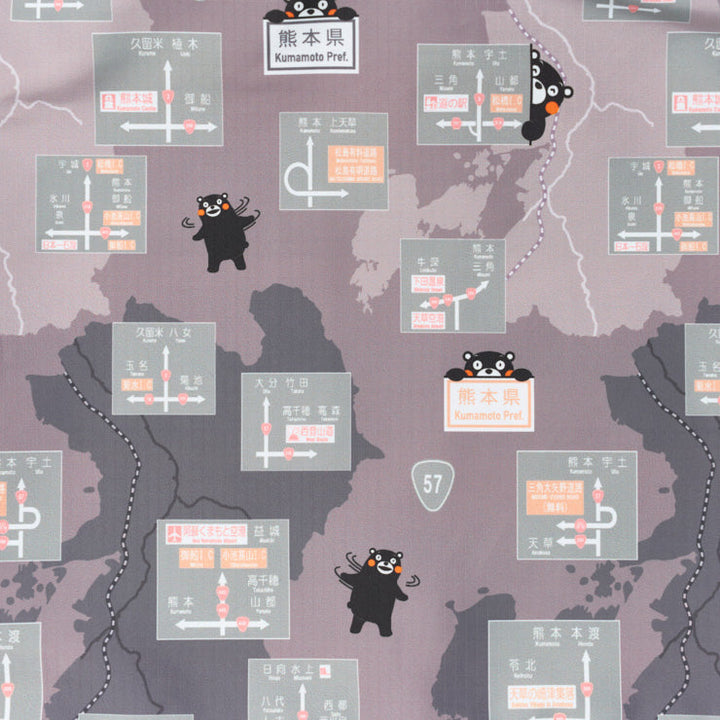 コンビニエコバッグ/方面看板 熊本県 くまモンVer.