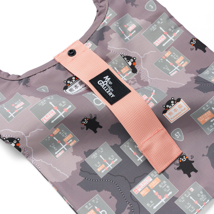 コンビニエコバッグ/方面看板 熊本県 くまモンVer.