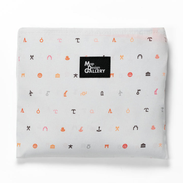 地図記号 キャリーオントートバッグ/ライトグレー