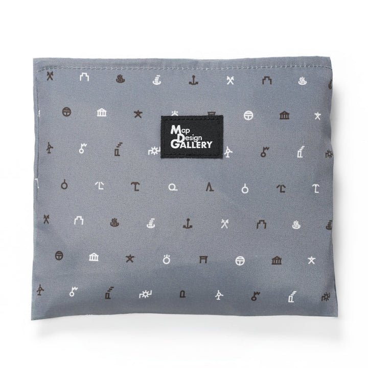 地図記号 キャリーオントートバッグ/ブラック