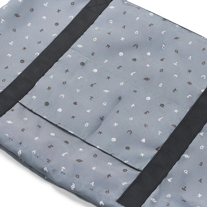 地図記号 キャリーオントートバッグ/ブラック