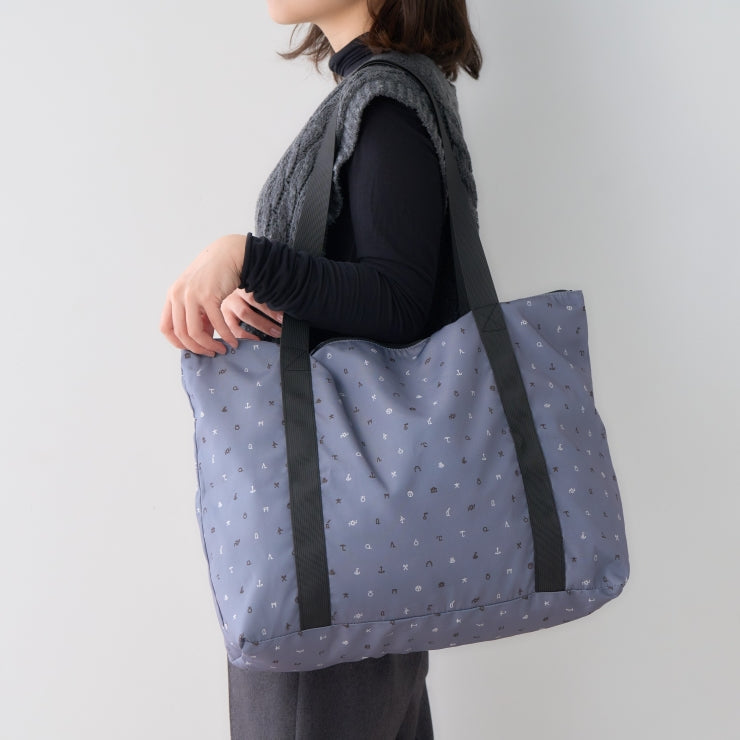 地図記号 キャリーオントートバッグ/ブラック