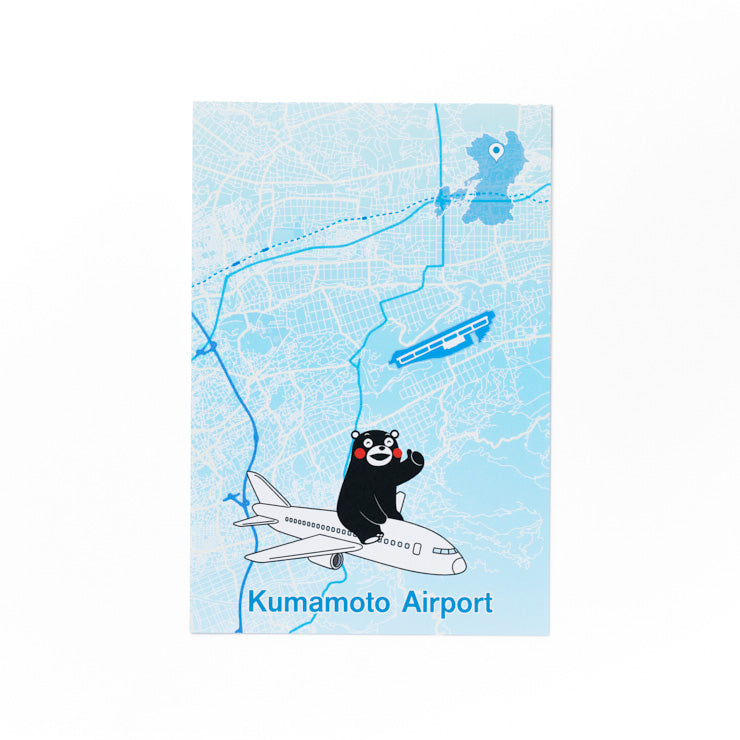 ポストカードブック（10枚）/くまモンVer.｜地図グッズ｜Map Design