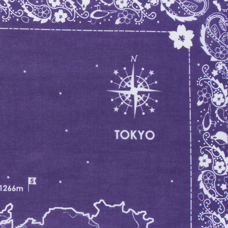 バンダナ/東京都｜地図グッズ｜Map Design GALLERYオンラインストア