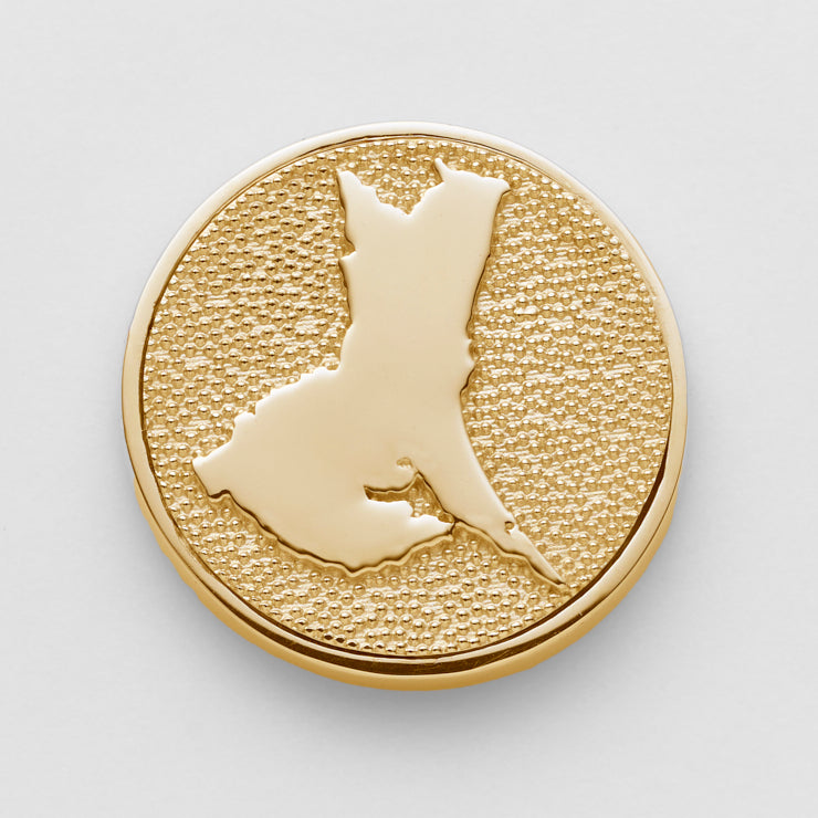 18金・銀製 47都道府県ピンバッジ/ピンブローチ｜Map Design