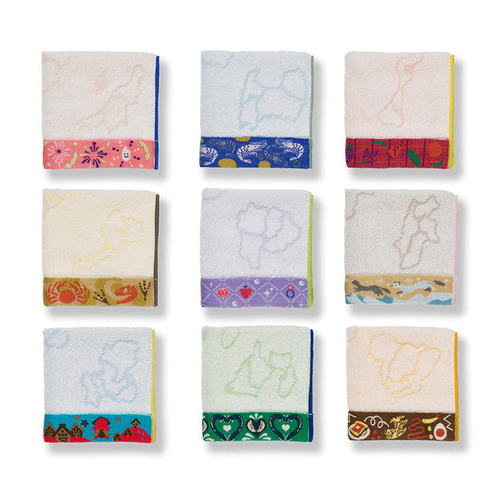 ジャカード織タオルハンカチ/石川県