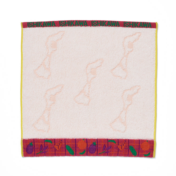 ジャカード織タオルハンカチ/石川県