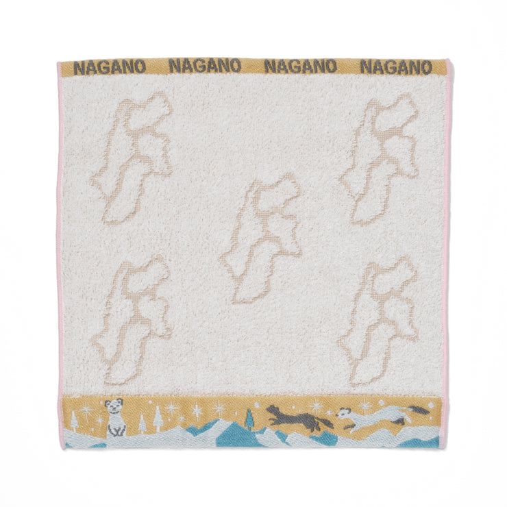 ジャカード織タオルハンカチ/長野県