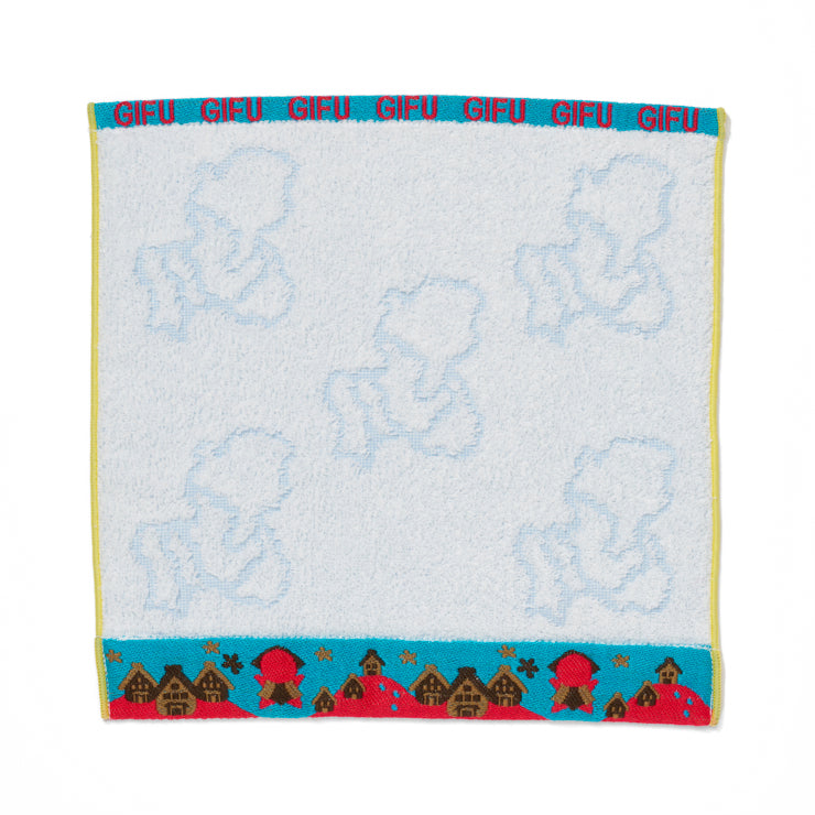 ジャカード織タオルハンカチ/岐阜県