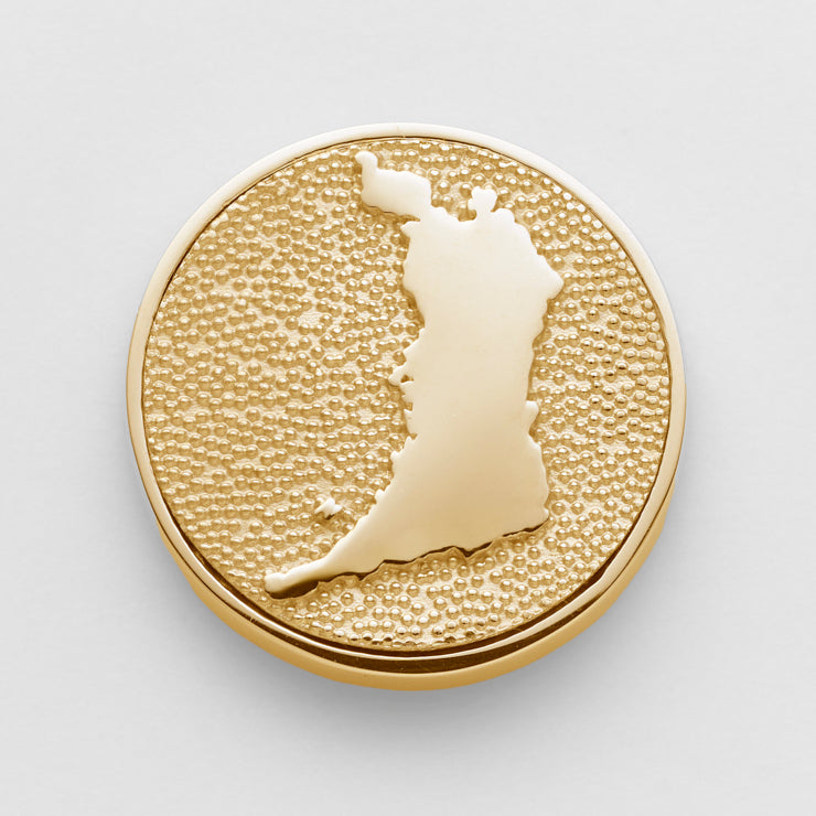 18金・銀製 47都道府県ピンバッジ/ピンブローチ｜Map Design