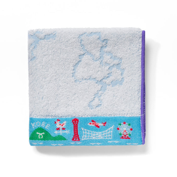 ジャカード織タオルハンカチ/兵庫県