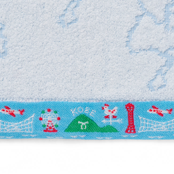 ジャカード織タオルハンカチ/兵庫県