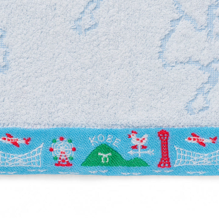 ジャカード織タオルハンカチ/兵庫県