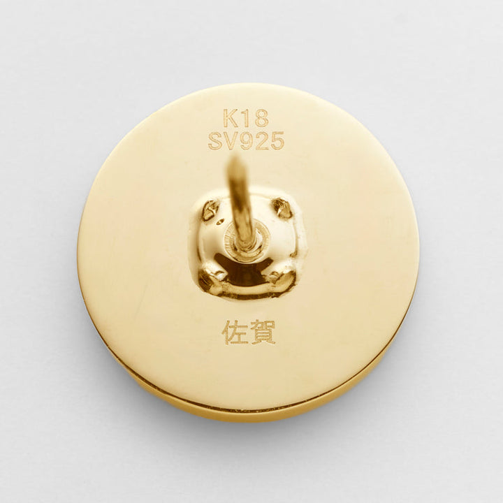【完全受注生産品】18金/銀製 47都道府県ピンバッジ/ピンブローチ/41佐賀県